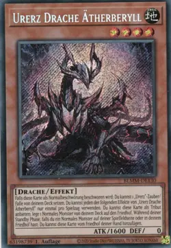 yugioh Urerz Drache Atherberyll BLMM-DE130 SECRET RARE 1AUFLAGE DEUTSCH - Image 1