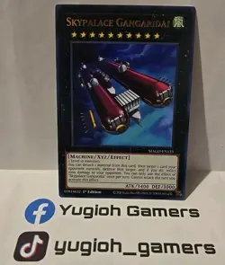 YUGIOH SKYPALACE GANGARIDAI RARE MAGO 1ST EDITION LIGHT PLAYED - Image 1