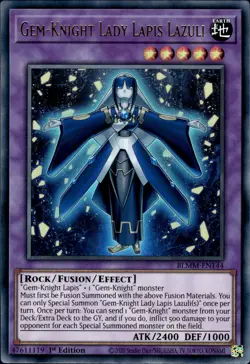 Gem-Knight Lady Lapis Lazuli - Ultra Rare 1st Edition BLMM-EN144 - NM - YuGiOh - Image 1