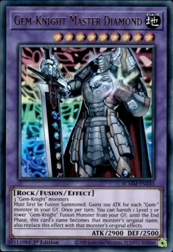 Gem-Knight Master Diamond - Ultra Rare 1st Edition BLMM-EN143 - NM - YuGiOh - Image 1