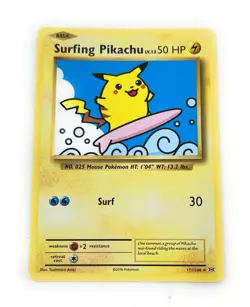 Pokemon Pikachu Lot 5 Cards Surfing Pikachu XY Evolutions 20/108 35/108 - Image 3