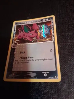 Pokemon TCG Nidoran M (Delta Species) EX Dragon Frontiers 57/101 Regular HP - Image 4