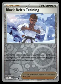 BLACK BELT'S TRAINING 145/159 COMMON JOURNEY TOGETHER POKEMON - Image 1