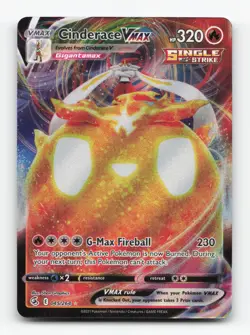 Pokemon TCG - Cinderace VMAX 045/264 Near Mint Holo VMAX Rare Fusion Strike - Image 1