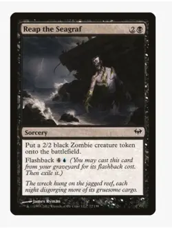 Reap the Seagraf #72 Dark Ascension (DKA) Magic Card In Protective Sleeve - Image 1