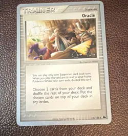 Pokemon Oracle 138/144 World Championship Decks Uncommon Regular English 2004 - Image 1