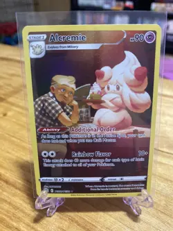 Pokemon TCG Alcremie Brilliant Stars TG08/TG30 Holo Secret Rare - Image 1