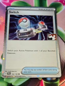 Pokemon TCG Switch Prize Pack Cosmo Holo 194/198 NM - Image 1