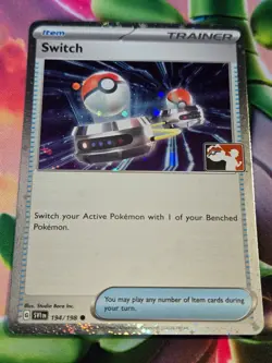 Pokemon TCG Switch Prize Pack Cosmo Holo 194/198 NM - Image 1