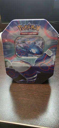 🔥 **Pokemon TCG Azure Legends Tin – Kyogre | Sealed | 4 Booster Packs** 🔥 - Image 1