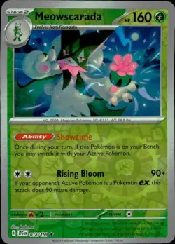 Meowscarada 018/159 Rare Journey Together Reverse Holo NM - Image 1