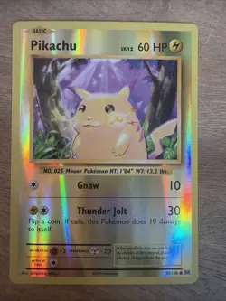 Pikachu 35/108 XY Evolutions Pokemon Reverse Holo Near Mint - Image 1
