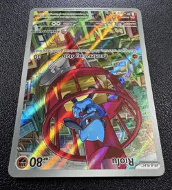 Pokemon Riolu Pokemon Center Exclusive Mega Evolution Promo 010 Full Art Holo - Image 4