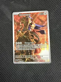 Pokemon Destined Rivals Zamazenta Illustration Rare 201/182 NM - Image 1