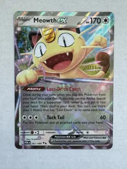 Pokemon TCG Meowth Ex 062/088 Perfect Order NM - Image 1