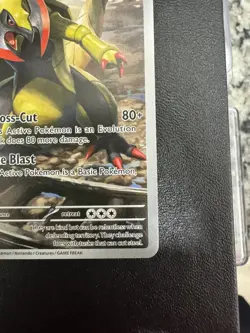 Pokemon Haxorus 147/086 Black Bolt illustration Rare Near Mint NM - Image 5