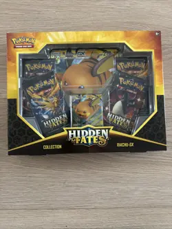 ⚡Pokemon TCG Hidden Fates RAICHU-GX COLLECTION SET Factory Sealed⚡ - Image 1