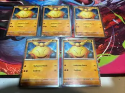 Pokemon TCG: Makuhita Cosmos Holo Black Star Promo (Set Of 5) #068 M/NM - Image 1