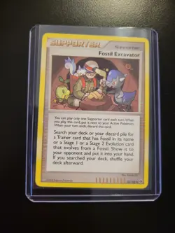 Fossil Excavator Supporter Pokemon Card 111/123 2007 Regular - Image 3