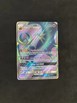 Lunala GX (Full Art) 141/149 SM Base Set Holo Pokemon TCG - MP - Image 1