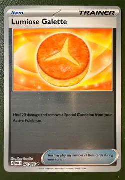 Pokemon TCG Lumiose Galette 78/88 Perfect Order ME3 Reverse Holo NM - Image 1