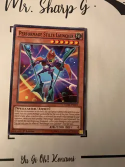 PERFOMAGE STILTS LAUNCHER - 1st EDITION CORE-EN019 ENGLISH Yu-Gi-Oh! CARD COMMON - Image 3