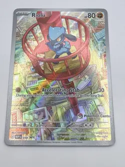 Riolu 010 - Mega Evolution Pokemon Center Promo STAMPED Pokemon TCG - NM - Image 3