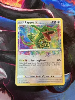 Pokemon Rayquaza 138/185 Vivid Voltage Amazing Rare Holo English - Image 1