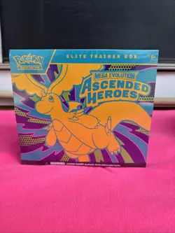 Pokemon TCG Mega Evolution Ascended Heroes ETB Factory Sealed NO RETURNS - Image 1