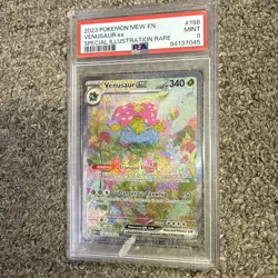 2023 Pokemon Mew En Venusaur ex Special Illustration Rare 198 PSA 9 - Image 1