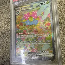 2023 Pokemon Mew En Venusaur ex Special Illustration Rare 198 PSA 9 - Image 5