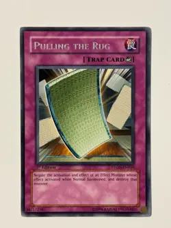Yu-Gi-Oh! TCG Pulling the Rug STON-EN060 - Rare - 1st Edition - NM - Image 1