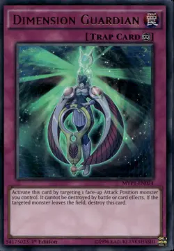 Dimension Guardian 1st Ed Ultra Rare MVP1-EN024 Yu-Gi-Oh! - Image 1