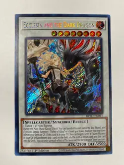 Ecclesia and the Dark Dragon BPRO-EN041 Secret Rare 1st Edition NM Yugioh - Image 1