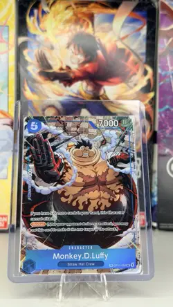 One Piece TCG Monkey.D.Luffy OP11-058 Carrying On His Will OP13 Treasure Rare TR - Image 1