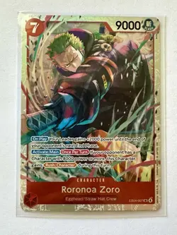 One Piece TCG Roronoa Zoro EB04-007 - SR - English - Image 1