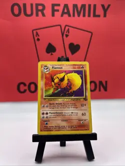 Flareon 19/64 Jungle Non Holo Vintage Wotc Pokemon Vintage Trading Card HP - Image 1