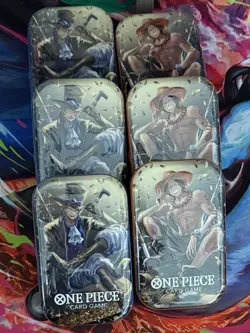 One Piece TCG Lot of (6), Mini Tin Vol. 2, OP-13 - Image 1
