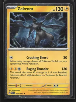 Zekrom - (Cosmos Holo) Rare Miscellaneous Cards & Products 066/182 NM - Image 1