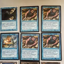 Magic: The Gathering Fourth Edition 32 Blue Colorless Cards Boomerang Lot - Image 3
