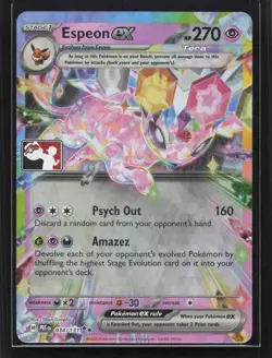 Espeon ex - Double Rare Prize Pack Series Cards 034/131 NM - Image 1