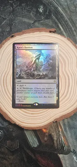 Karn's Bastion #248 Foil War of the Spark Magic: The Gathering Card - Image 1