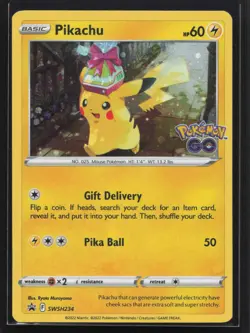 Pikachu Promo SWSH: Sword & Shield Promo Cards SWSH234 NM - Image 1