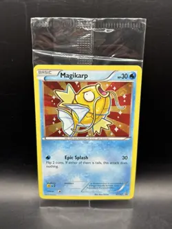 Pokemon TCG Shiny Magikarp Black Star Holo Promo Card XY143 SEALED - Image 1