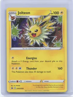 SWSH: Sword & Shield Promo Cards #SWSH094 Jolteon Cosmos Foil Promo - Image 1