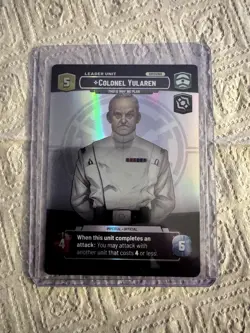 Star Wars Colonel Yularen Leader Unit Holo Card This Is Why We Plan Unlimited - Image 1