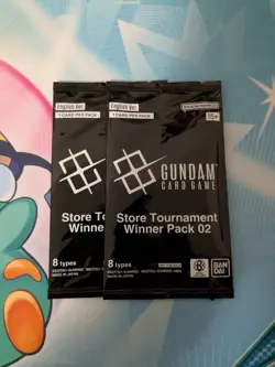 Gundam Card Game TCG Store Tournament Winner Pack 1 English Sealed - Image 1