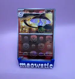 Lampent - 017/086 - SV: White Flare - Master Ball Pokemon Card - NM/M - Image 1