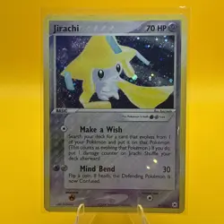 Pokemon TCG Jirachi Holo Rare Card 8/101 EX Hidden Legends LP - Image 1