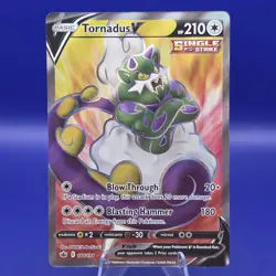 Tornadus V 184/198 Chilling Reign Sword & Shield Full Art Card Pokemon NM - Image 1